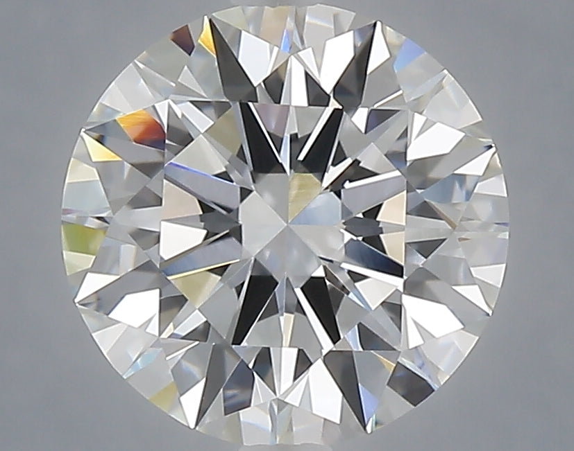 3.03 carat round lab grown diamond E color VVS2 clarity