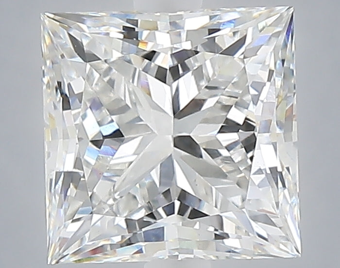2.58 carat princess lab grown diamond F color VS1 clarity