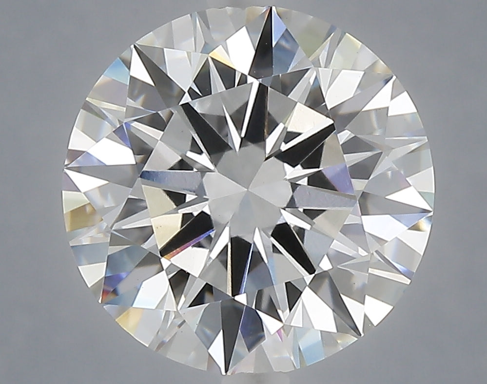 5.06 carat round lab grown diamond E color VVS2 clarity