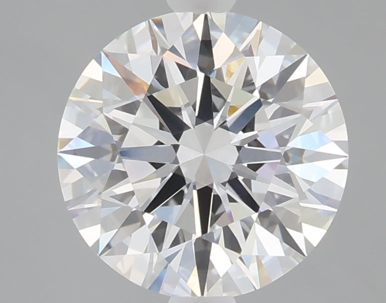 2.53 carat round lab grown diamond E color VVS2 clarity