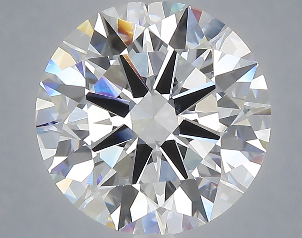 5.01 carat round lab grown diamond E color VS1 clarity