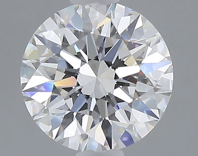 1.09 carat round lab grown diamond D color VVS2 clarity