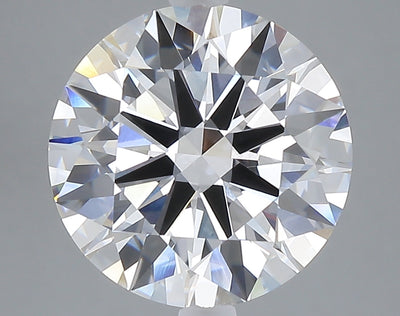 5.06 carat round lab grown diamond E color VVS2 clarity