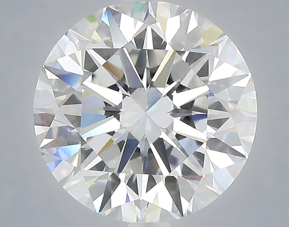 5.07 carat round lab grown diamond E color VVS2 clarity