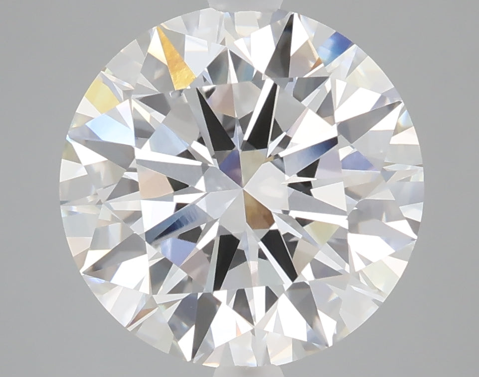 5.06 carat round lab grown diamond E color VVS2 clarity