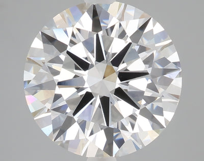 5.01 carat round lab grown diamond E color VVS2 clarity