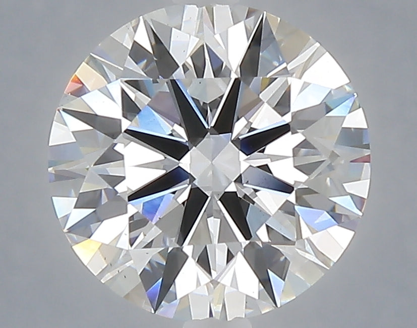3.01 carat round lab grown diamond E color VS1 clarity