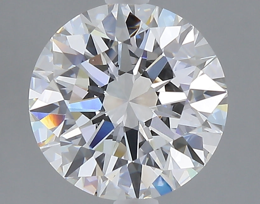 3.03 carat round lab grown diamond E color VS1 clarity
