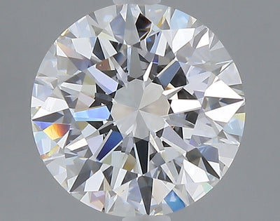 3.03 carat round lab grown diamond E color VS1 clarity
