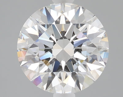 2.36 carat round lab grown diamond E color VVS2 clarity
