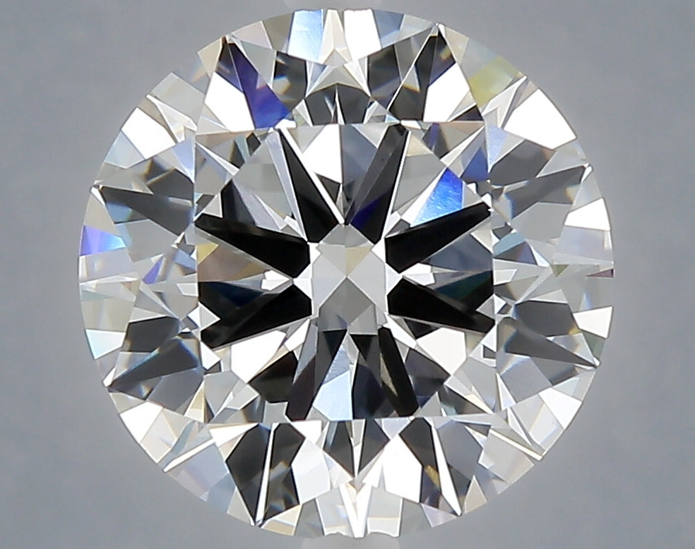 5.00 carat round lab grown diamond E color VVS2 clarity