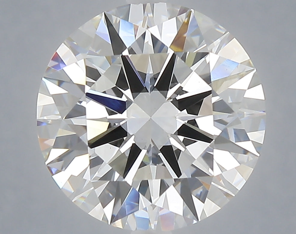 5.03 carat round lab grown diamond F color VS1 clarity