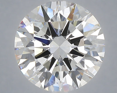 5.03 carat round lab grown diamond F color VS1 clarity