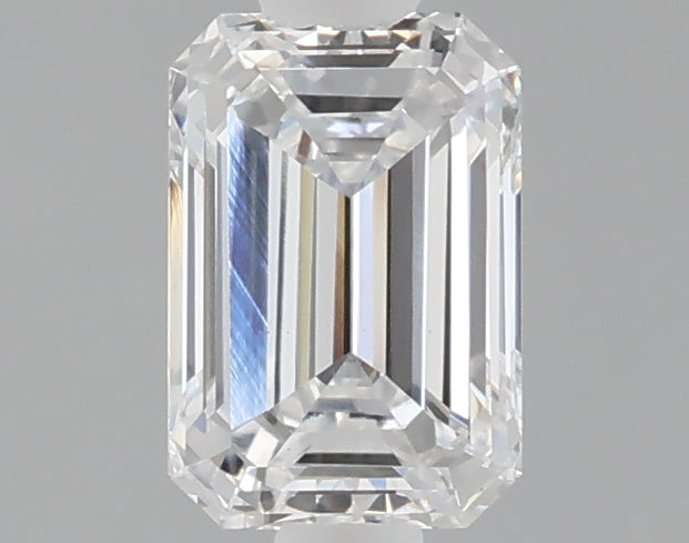 1.05 carat emerald lab grown diamond D color VS1 clarity