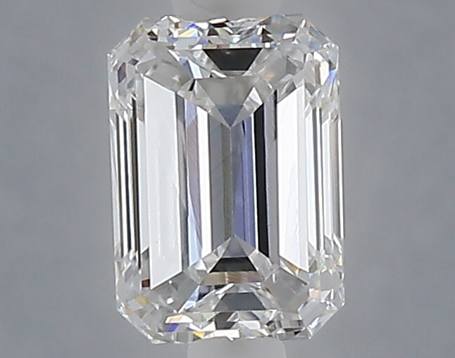 1.03 carat emerald lab grown diamond E color VVS2 clarity