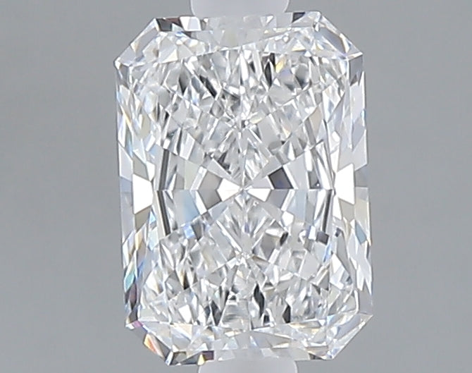 1.06 carat radiant lab grown diamond E color VVS2 clarity