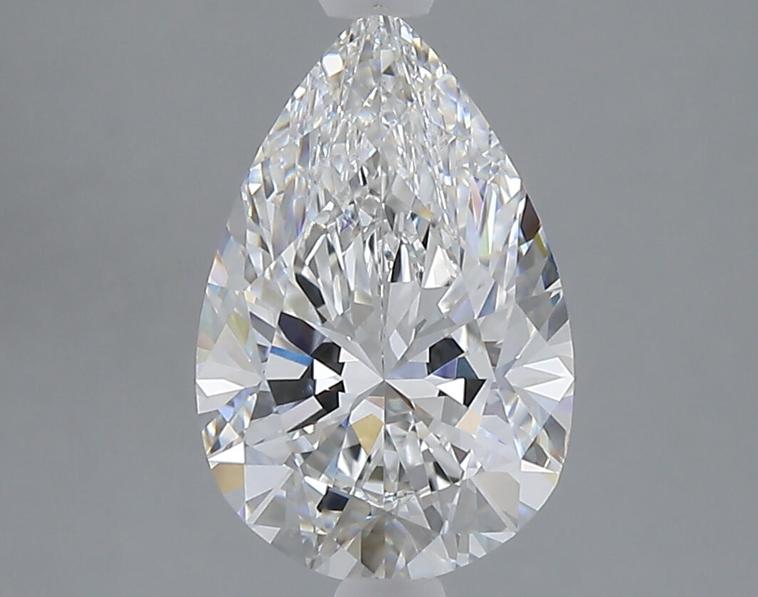 2.60 carat pear lab grown diamond E color VVS2 clarity
