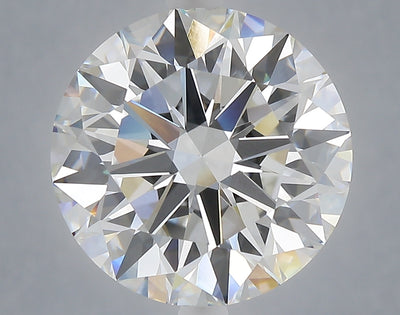 7.06 carat round lab grown diamond E color VVS2 clarity