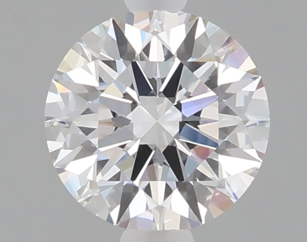 1.06 carat round lab grown diamond D color VVS2 clarity