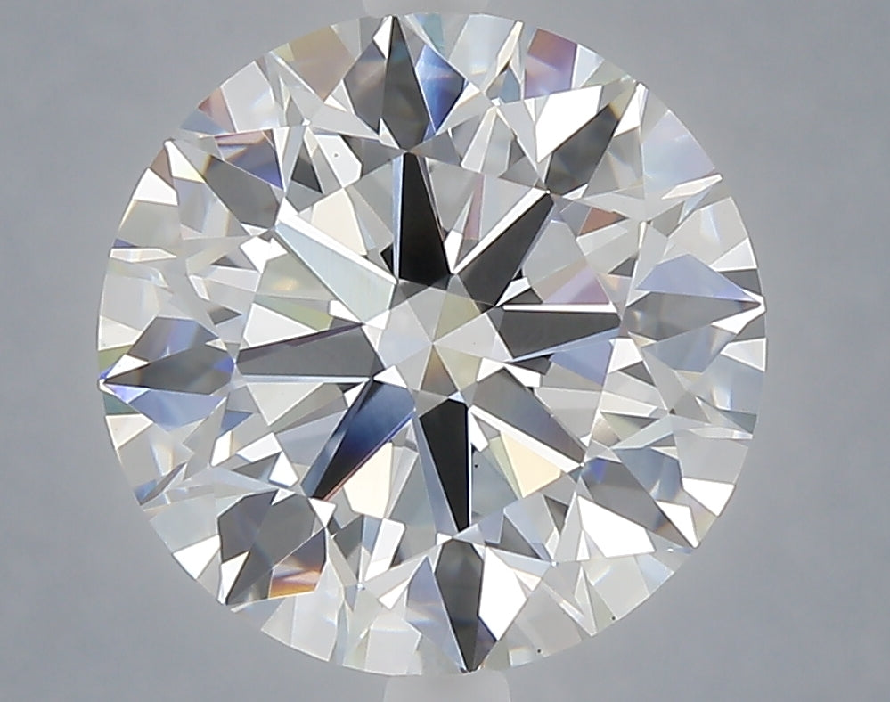5.03 carat round lab grown diamond F color VS1 clarity