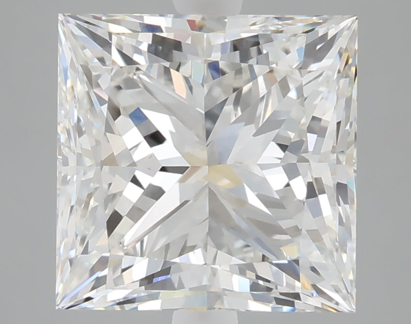 5.03 carat princess lab grown diamond F color VVS2 clarity