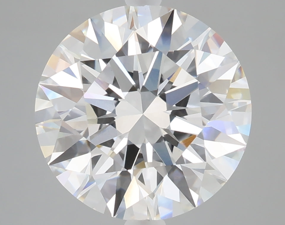 5.10 carat round lab grown diamond E color VVS2 clarity