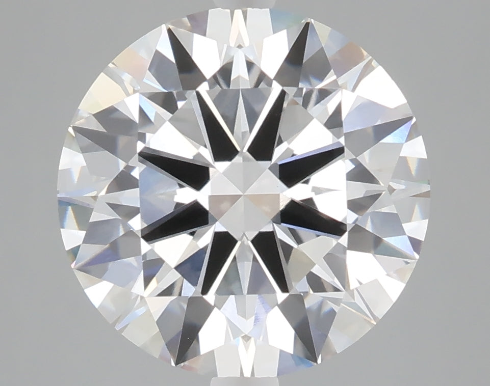 5.01 carat round lab grown diamond E color VVS2 clarity
