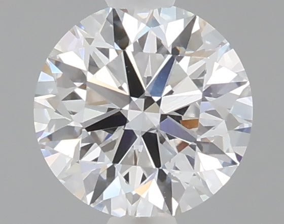 1.07 carat round lab grown diamond D color VVS2 clarity