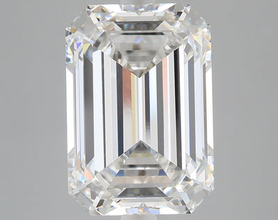 6.09 carat emerald lab grown diamond E color VS1 clarity
