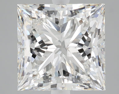 5.24 carat princess lab grown diamond E color VVS2 clarity