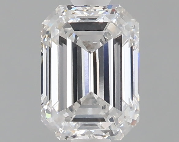 1.06 carat emerald lab grown diamond E color VVS2 clarity