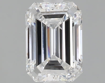 1.04 carat emerald lab grown diamond D color VS1 clarity
