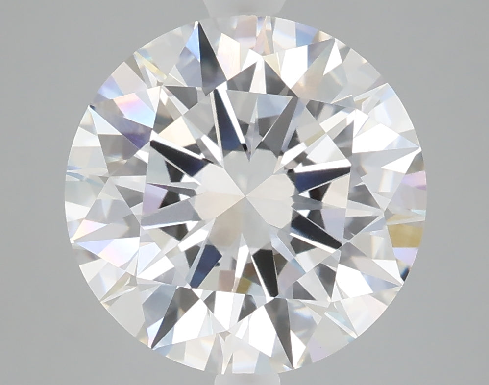 5.08 carat round lab grown diamond E color VVS2 clarity