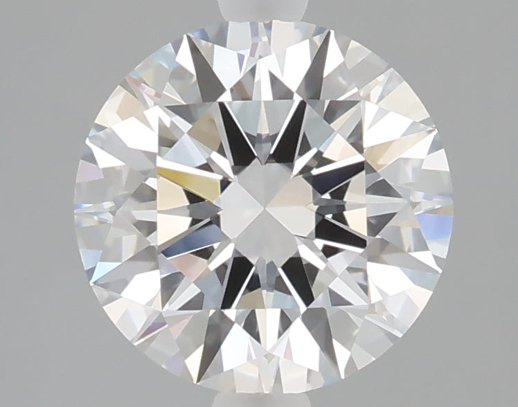 2.07 carat round lab grown diamond D color VVS2 clarity
