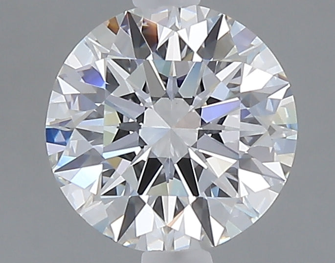 1.57 carat round lab grown diamond E color VVS2 clarity