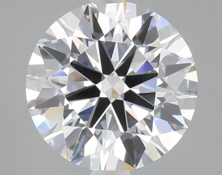 2.52 carat round lab grown diamond E color VVS2 clarity