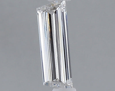 0.33 carat baguette lab grown diamond E color VVS2 clarity