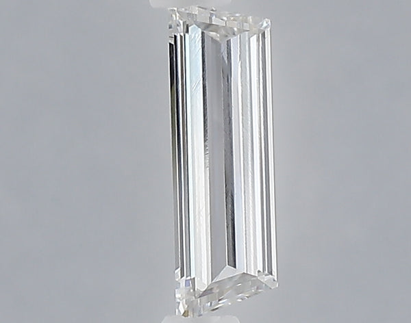 0.32 carat baguette lab grown diamond E color VS1 clarity