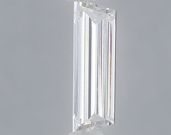 0.33 carat baguette lab grown diamond E color VS1 clarity