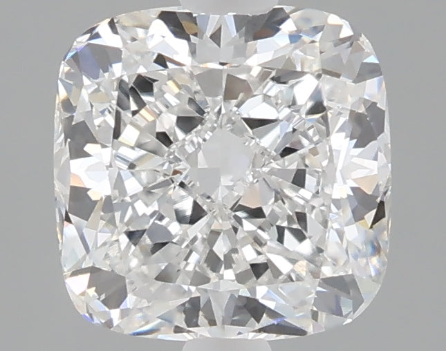 2.10 carat cushion lab grown diamond D color VVS2 clarity
