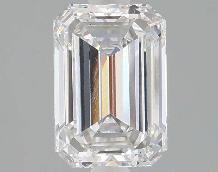 1.58 carat emerald lab grown diamond D color VS1 clarity