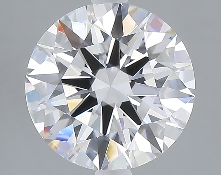 3.03 carat round lab grown diamond E color VVS2 clarity