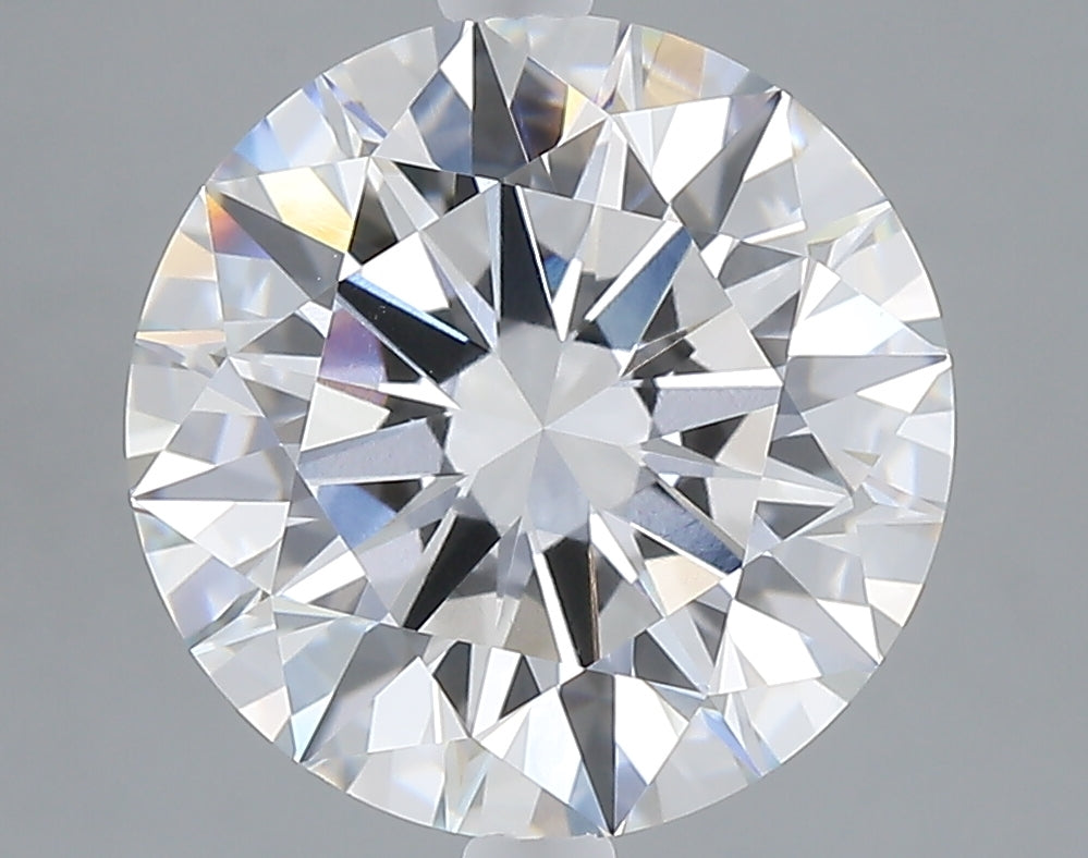 5.03 carat round lab grown diamond E color VVS2 clarity