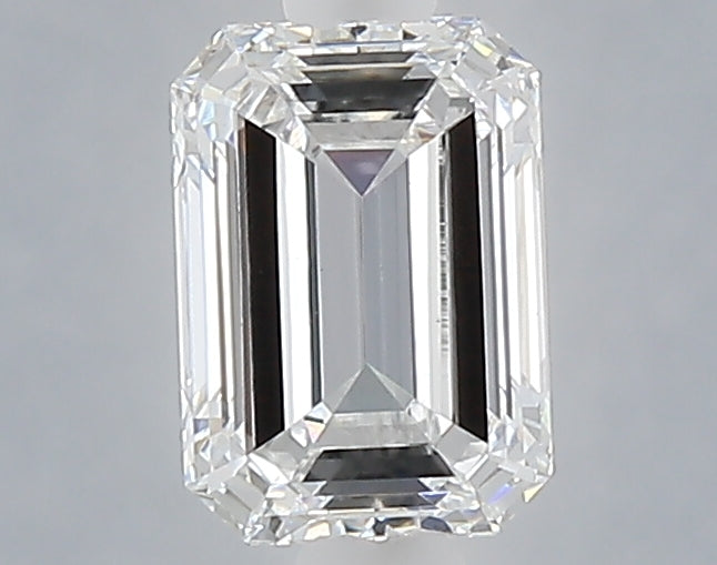 1.01 carat emerald lab grown diamond E color VVS2 clarity