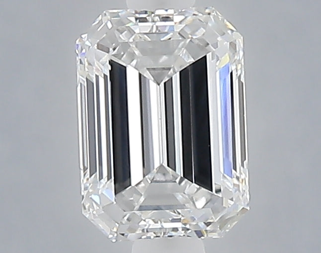 1.03 carat emerald lab grown diamond D color VVS2 clarity