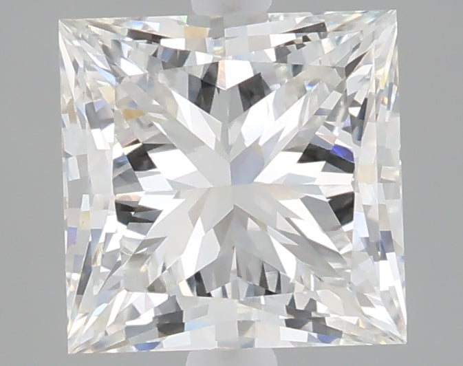 2.52 carat princess lab grown diamond E color VVS2 clarity