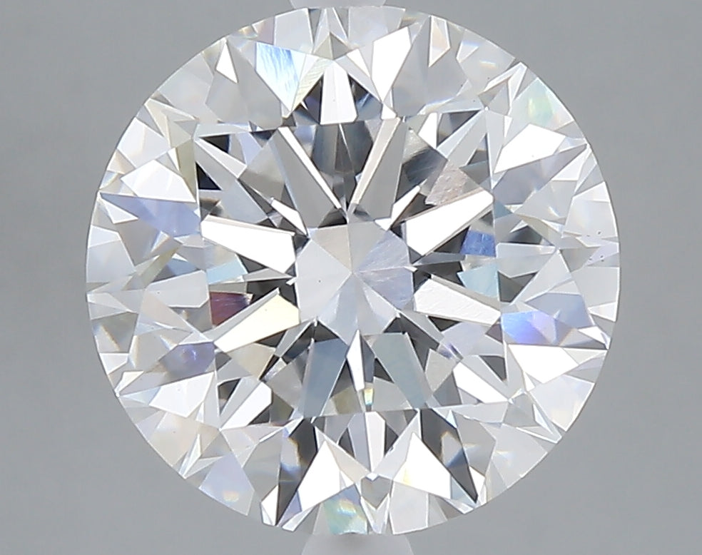 5.06 carat round lab grown diamond E color VVS2 clarity