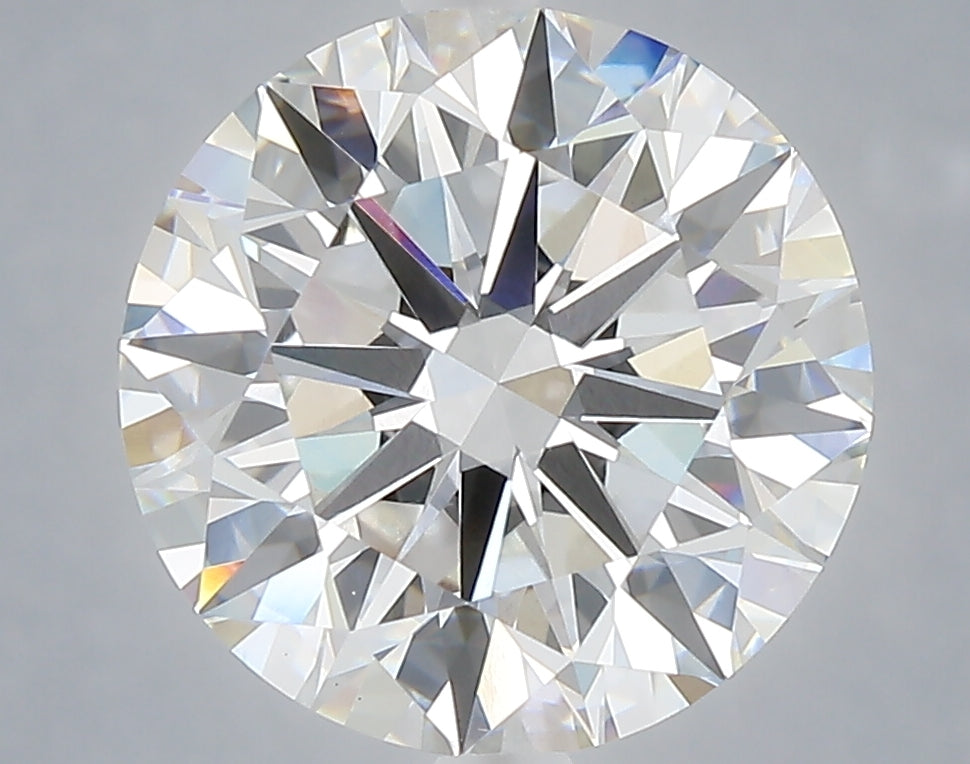 5.01 carat round lab grown diamond F color VS1 clarity