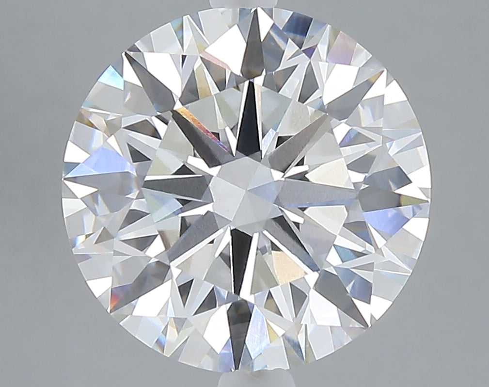 5.00 carat round lab grown diamond F color VVS2 clarity