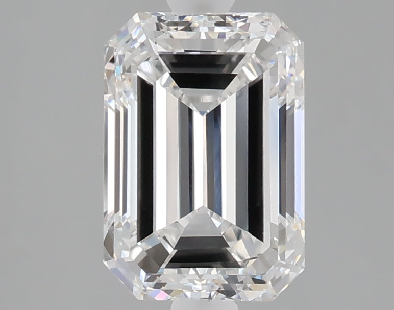 2.01 carat emerald lab grown diamond D color VVS2 clarity